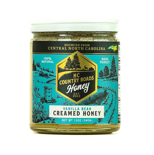 Organic Vanilla Bean Creamed Honey